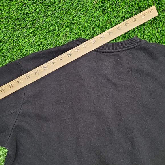 FILA Colorful Ringer Sweatshirt Womens 2XL 24x24 Black Boxy - Picture 3 of 14